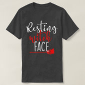 Resting Witch Face Tシャツ (デザイン正面)
