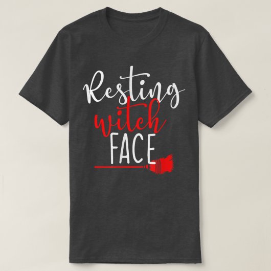 Resting Witch Face Tシャツ (デザイン正面)