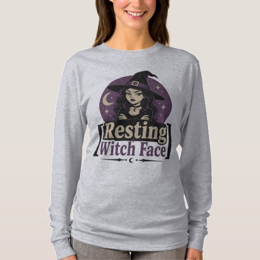 Resting Witch Face T-shirt Tシャツ (正面)