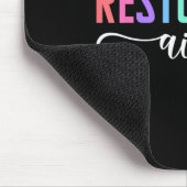 Restorative Aide Designs ユニセックス大人用 ブラック マウスパッド (コーナー)
