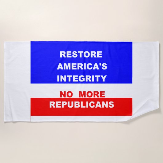 RESTORE ビーチタオル (正面)