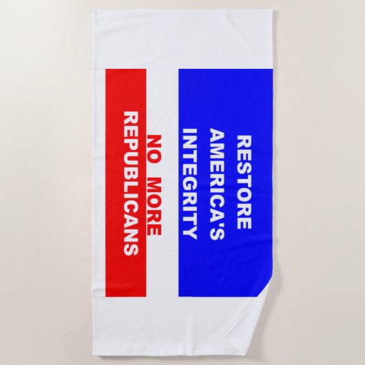 RESTORE ビーチタオル (正面)