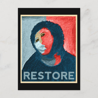 RESTORE – レディスペインのア修復のサポート ポストカード