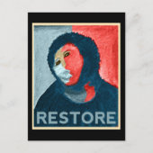RESTORE – レディスペインのア修復のサポート ポストカード (正面)