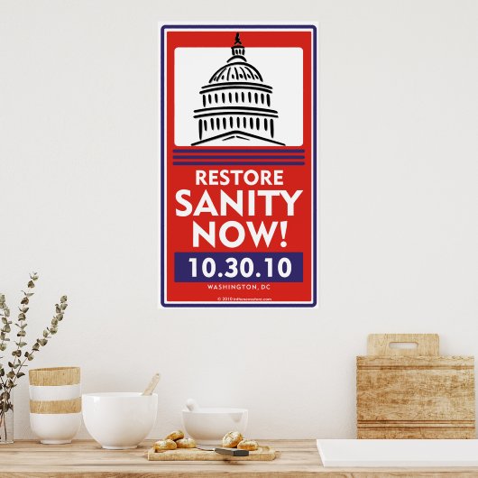 Restore Sanity Nowポスター ポスター (キッチン)