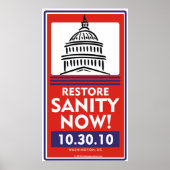 Restore Sanity Nowポスター ポスター (正面)