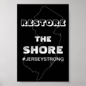 RESTORE THE SHORE - JERSEY POSTER FOR OFFICE ポスター (正面)