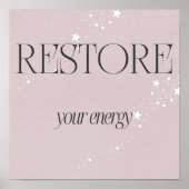 Restore Your Energy ポスター (正面)