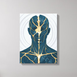 Restored I A – Healing and Balance Art キャンバスプリント