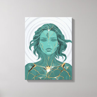 Restored II A – Healing and Balance Art キャンバスプリント