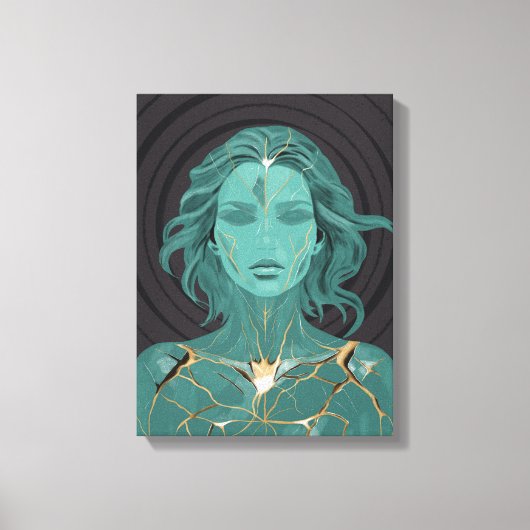 Restored II B – Healing and Balance Art キャンバスプリント (正面)