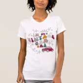 Restoring Vintage Car カスタム文字on Back Tシャツ (正面)