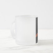 Restricted Republic Frosted Glass Coffee Mug フロストグラスマグカップ (正面左)