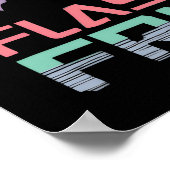 Restro Halloween Pattern | 80s ポスター (角)