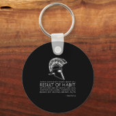 Result Of Habit - Ancient Greek Philosophy - Arist キーホルダー (正面)