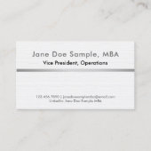 Résuméのネットワーキングの名刺金属facade2 名刺 (正面)