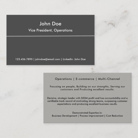 Résuméのネットワーキングは黒い灰色ラインを梳きます 名刺 (正面/裏面)