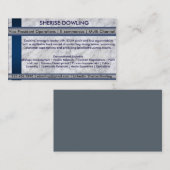 Résuméのネットワーキングカード 名刺 (正面/裏面)