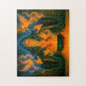 Resurrection mage in dark oil painting style ジグソーパズル (縦)