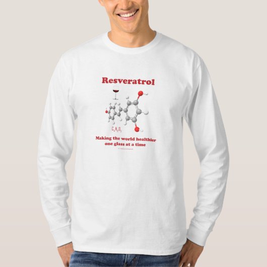 Resveratrolのワイシャツ Tシャツ (正面)