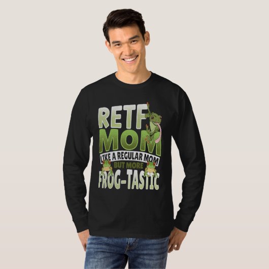 RETF Mom Red Eyed Tree Frog Mama Tシャツ (正面フル)