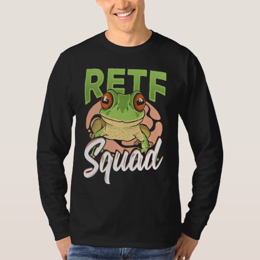 RETF Squad アカメアマガエル Tシャツ (正面)