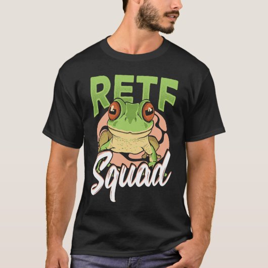 RETF Squad Red Eyed Tree Frog Tシャツ (正面)
