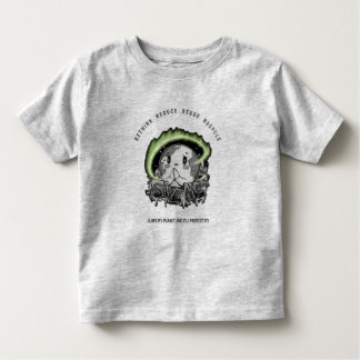 Rethink Reduce Reuse Recycle Save Earth トドラーTシャツ