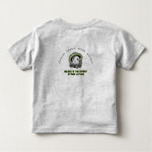 Rethink Reduce Reuse Recycle Save Earth トドラーTシャツ (裏面)
