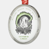 Rethink Reduce Reuse Recycle Save Earth メタルオーナメント (左)