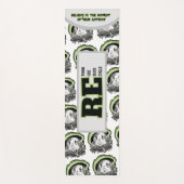 Rethink Reduce Reuse Recycle Save Earth ヨガマット (正面)