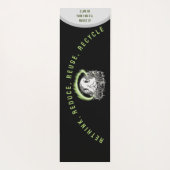 Rethink Reduce Reuse Recycle Save Earth ヨガマット (裏面)
