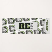Rethink Reduce Reuse Recycle Save Earth ヨガマット (正面(横))