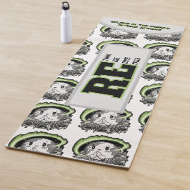 Rethink Reduce Reuse Recycle Save Earth ヨガマット