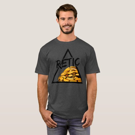 Retic Reticulated Python Snake Keeper Tシャツ (正面フル)