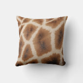 Reticulatedキリンパターン野生のアニマルプリントのギフト クッション (裏面)