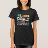 Retiered Journalist Tシャツ (正面)