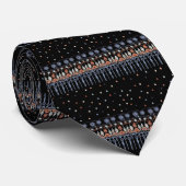 Retinal Circuitry - Color on Black ネクタイ (ロール)