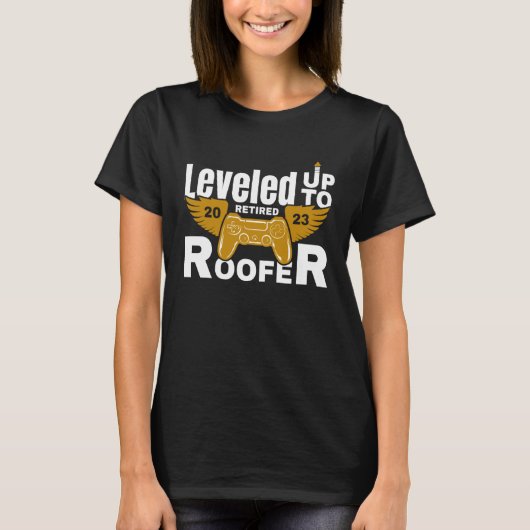 Retire Retired Roofer Retirement 2023 Tシャツ (正面)