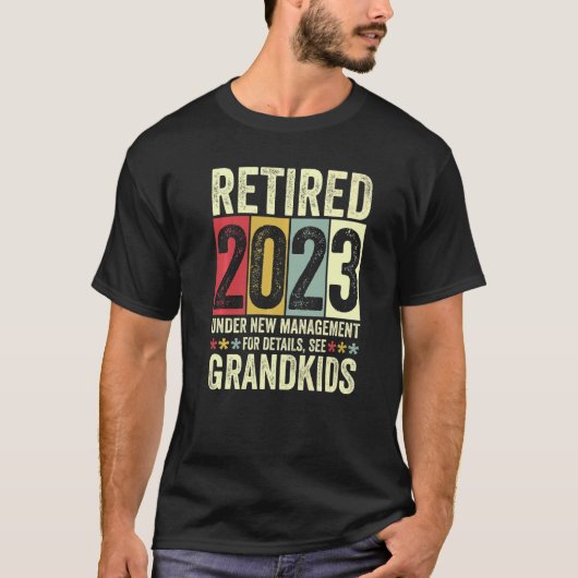 Retired 2023 Under New Management For Details See Tシャツ (正面)