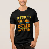 Retired 2025 Not My Problem any more Glasses トライブレンドＴシャツ (正面)