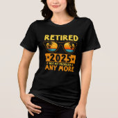 Retired 2025 Not My Problem any more Glasses トライブレンドＴシャツ (正面)