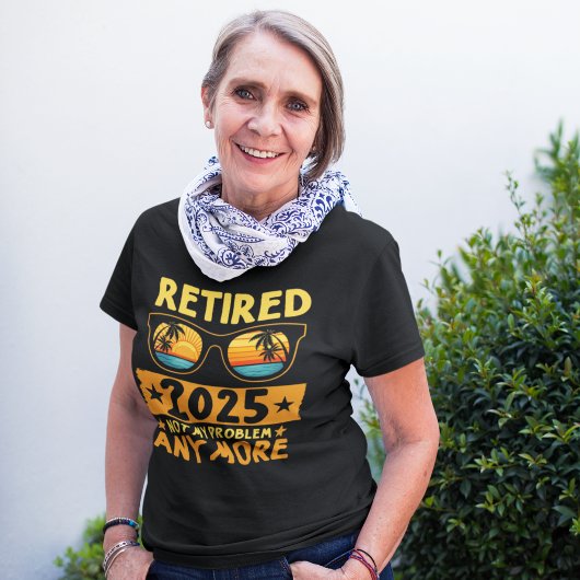 Retired 2025 Not My Problem any more Glasses トライブレンドＴシャツ