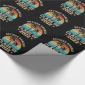 Retired banker class of 2022 retirement ラッピングペーパー (角)