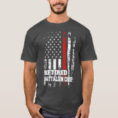 Retired Battalion Chief  Firefighter Retirement Tシャツ (正面)