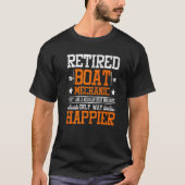 Retired boat mechanic tシャツ (正面)