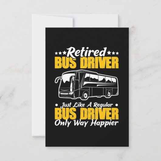 Retired Bus Driver 出欠カード (正面)
