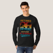 Retired Butcher Not My Problem Anymore Retirement Tシャツ (正面フル)