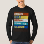 Retired Chiropractor Retirement Retired Chiroprac Tシャツ (正面)