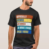 Retired Civil Engineer Retirement  Retired Civil Tシャツ (正面)